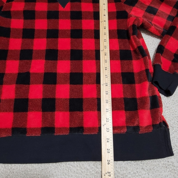 Wondershop Fleece Buffalo Check Short Top‎ Sleepwea - Picture 6 of 11